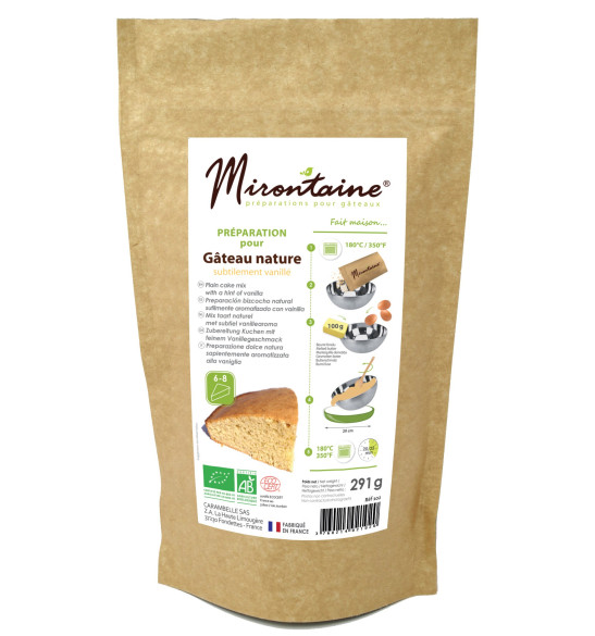 Gâteau nature subtilement vanillé Gâteau nature subtilement vanillé